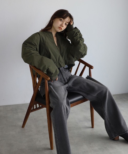 ENC（エンク）の「cropped MA-1 / クロップド丈MA-1（MA-1）」 - WEAR