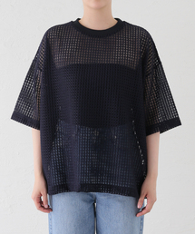 ジャーナルスタンダード ラックス 24SS メッシュクルーネックTシャツ JOURNAL STANDARD LUXE（ジャーナルスタンダード ラックス）の