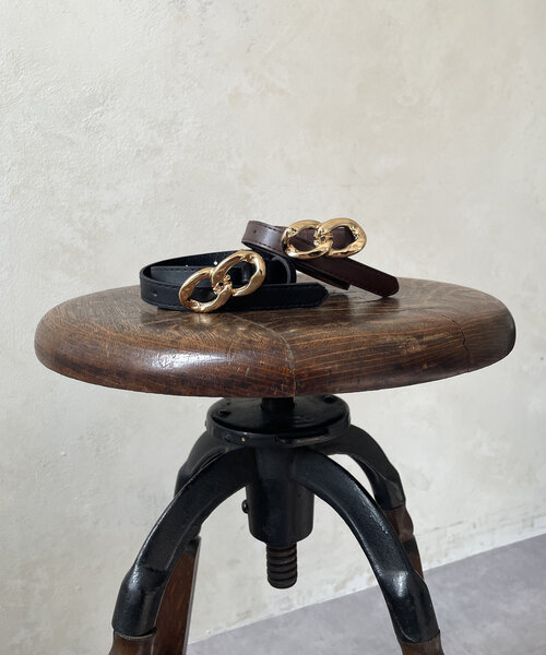 Thevon（ゼボン）の「ダブルリングバックルベルト（ベルト・レディース・ブラック/ブラウン/ベージュ・FREE）」の16枚目の写真