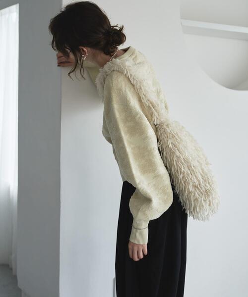 【セール】マーブルジャガードニット（ニット/セーター）｜KBF（ケイビーエフ）