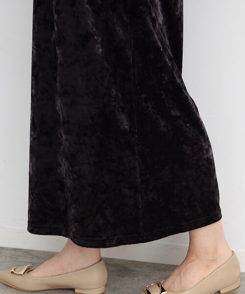 THE SHOP TK (ザ ショップ ティーケー )の「◆クラッシュベロア2WAYキャミワンピース(ワンピース・レディース・ダークパープル/チャコールグレー/ブラック・12/13)」の18枚目の写真