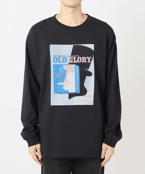 EDIFICE（エディフィス）の「SAVIGNAC (サビニャック) 別注 French プリント ロング Tシャツ（Tシャツ/カットソー・メンズ・ブラック/ブラック系その他/ホワイト/ホワイト系その他/アイボリー/ネイビー/パープル/レッド・MEDIUM/LARGE/X-LARGE）」の9枚目の写真