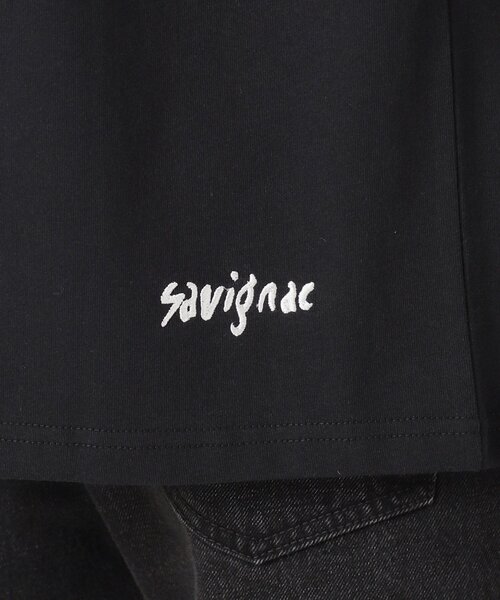 EDIFICE（エディフィス）の「SAVIGNAC (サビニャック) 別注 French プリント ロング Tシャツ（Tシャツ/カットソー・メンズ・ブラック/ブラック系その他/ホワイト/ホワイト系その他/アイボリー/ネイビー/パープル/レッド・MEDIUM/LARGE/X-LARGE）」の13枚目の写真