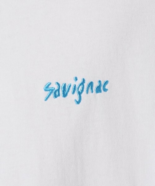 EDIFICE（エディフィス）の「SAVIGNAC (サビニャック) 別注 French プリント ロング Tシャツ（Tシャツ/カットソー・メンズ・ブラック/ブラック系その他/ホワイト/ホワイト系その他/アイボリー/ネイビー/パープル/レッド・MEDIUM/LARGE/X-LARGE）」の22枚目の写真