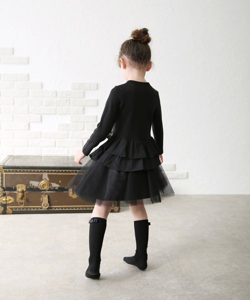 Rora（ローラ）の「リリメリー カーディガン（Tシャツ/カットソー・キッズ・ブラック・120/130/140/150）」の10枚目の写真