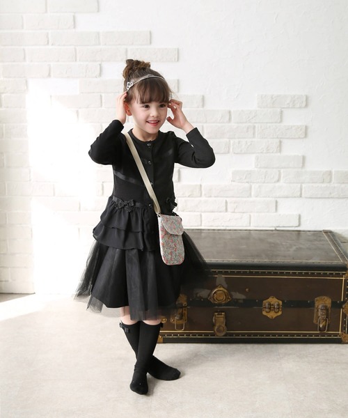 Rora（ローラ）の「リリメリー カーディガン（Tシャツ/カットソー・キッズ・ブラック・120/130/140/150）」の11枚目の写真
