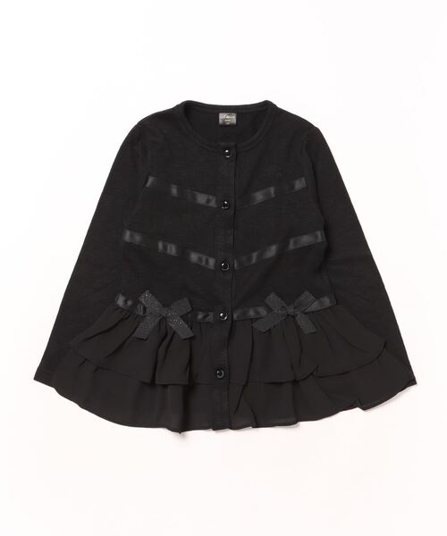 Rora（ローラ）の「リリメリー カーディガン（Tシャツ/カットソー・キッズ・ブラック・120/130/140/150）」の15枚目の写真