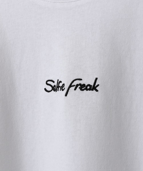 ZIP FIVE(ジップファイブ)の「【Selfie freak】 イラスト バックプリント セルフィーガール 長袖 Tシャツ / ロンT / クルーネック(Tシャツ/カットソー・メンズ・ブラック/パープル/ホワイト・MEDIUM/LARGE/X-LARGE)」の16枚目の写真