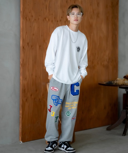 GERRY(ジェリー)の「【SIDEWAY STANCE×GERRY】別注コラボ ロゴ プリント 長袖Tシャツ(Tシャツ/カットソー・メンズ・パープル/ライトグレー/ホワイト/ブラック/カーキ/ブルー/ブルー系/パープル系/カーキ系/ホワイト系/ブラック系/ライトグレー系・SMALL/MEDIUM/LARGE/X-LARGE)」の18枚目の写真