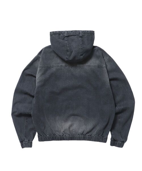SEQUENZ(シークエンズ)の「※WEB限定 / ブリーチ加工 / デニムジップパーカー / sqnz washed denim jacket(パーカー・メンズ・ブルー/ブラック/ブラウン/ピンク系その他2・MEDIUM/LARGE)」の9枚目の写真