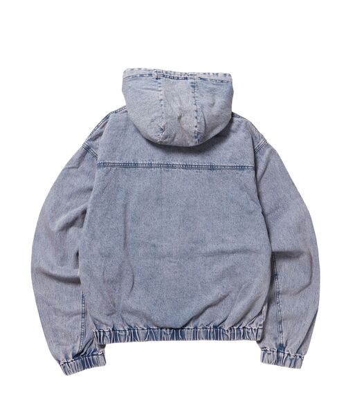 SEQUENZ(シークエンズ)の「※WEB限定 / ブリーチ加工 / デニムジップパーカー / sqnz washed denim jacket(パーカー・メンズ・ブルー/ブラック/ブラウン/ピンク系その他2・MEDIUM/LARGE)」の13枚目の写真