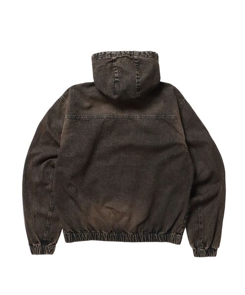 SEQUENZ(シークエンズ)の「※WEB限定 / ブリーチ加工 / デニムジップパーカー / sqnz washed denim jacket(パーカー・メンズ・ブルー/ブラック/ブラウン/ピンク系その他2・MEDIUM/LARGE)」の17枚目の写真