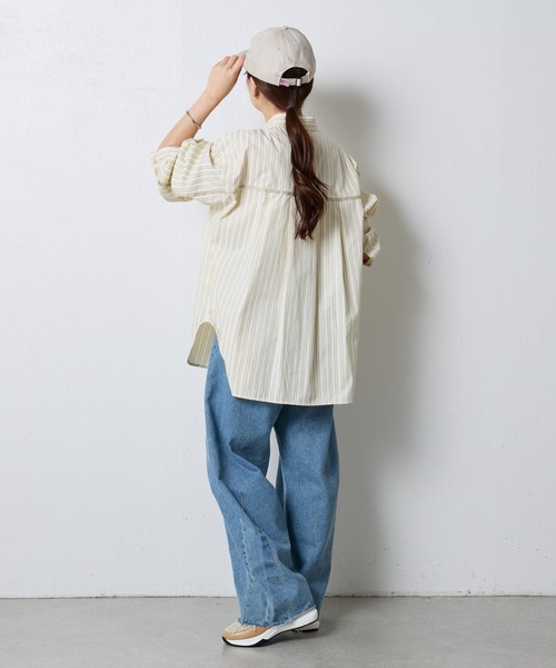 Cooperstown Ball Cap（クーパーズタウンボールキャップ）の「COOPERSTOWN/CAGロゴ刺繍キャップ（ハット・レディース・ベージュ・FREE）」の3枚目の写真