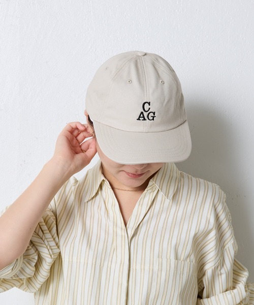Cooperstown Ball Cap（クーパーズタウンボールキャップ）の「COOPERSTOWN/CAGロゴ刺繍キャップ（ハット・レディース・ベージュ・FREE）」の4枚目の写真