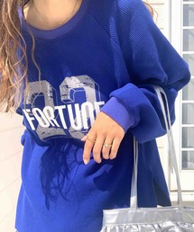 Q | ワッフルボリュームトップス(Tシャツ/カットソー)