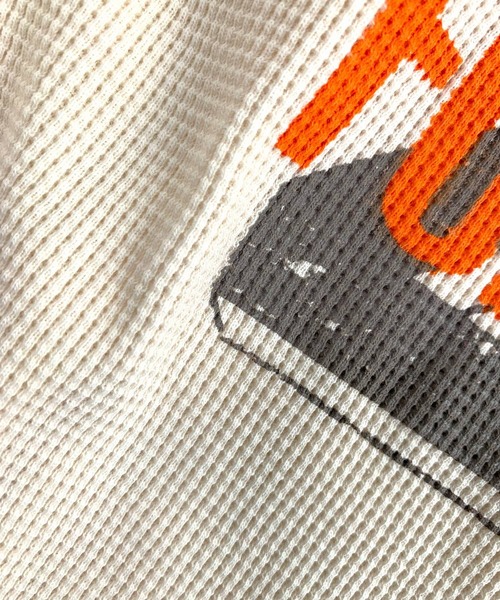 Q（キュー）の「ワッフルボリュームトップス（Tシャツ/カットソー・レディース・アイボリー/ブルー/ブラック・MEDIUM）」の9枚目の写真