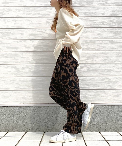 Q（キュー）の「ワッフルボリュームトップス（Tシャツ/カットソー・レディース・アイボリー/ブルー/ブラック・MEDIUM）」の12枚目の写真