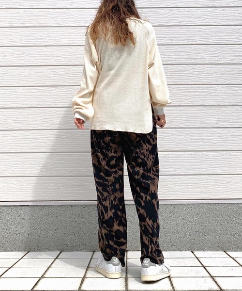 Q（キュー）の「ワッフルボリュームトップス（Tシャツ/カットソー・レディース・アイボリー/ブルー/ブラック・MEDIUM）」の13枚目の写真