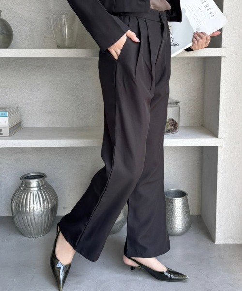 Miniministore（ミニミニストア）の「テーラードジャケット パンツスーツセット（セットアップ・レディース・ブラック/アイボリー/ピンク/ブラウン/ダークベージュ・XL/M/L/S）」の19枚目の写真