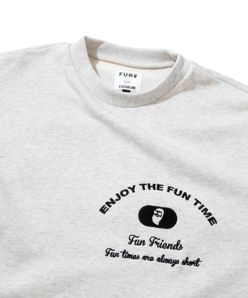 modem design（モデムデザイン）の「MODEM DESIGN/モデムデザイン　スウェットクルー -総柄おじさん-（スウェット・メンズ・アイボリー/グレー・MEDIUM/X-LARGE/LARGE）」の3枚目の写真