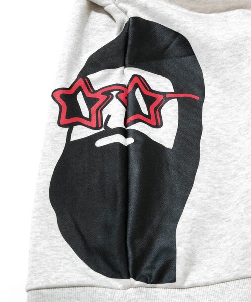 modem design（モデムデザイン）の「MODEM DESIGN/モデムデザイン　スウェットクルー -総柄おじさん-（スウェット・メンズ・アイボリー/グレー・MEDIUM/X-LARGE/LARGE）」の7枚目の写真