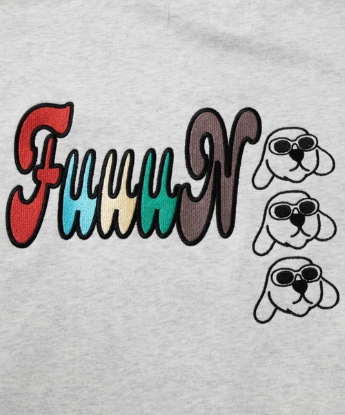 modem design（モデムデザイン）の「MODEM DESIGN/モデムデザイン　スウェットクルー -総柄おじさん-（スウェット・メンズ・アイボリー/グレー・MEDIUM/X-LARGE/LARGE）」の11枚目の写真