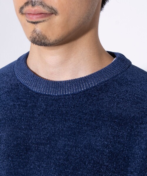 GLOSTER（グロスター）の「【GLOSTER/グロスター】Wフェイス プルオーバー モールニット（ニット/セーター・メンズ・ブラック/ネイビー/ブラウン/グレイッシュベージュ・M/L/S）」の10枚目の写真