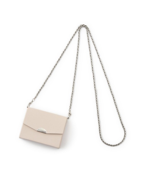 ROPE' PICNIC（ロペピクニック）の「マイクロミニチェーンバッグ（ショルダーバッグ・レディース・ブラック/キナリ/シルバー・FREE）」の13枚目の写真