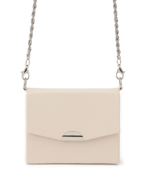 ROPE' PICNIC（ロペピクニック）の「マイクロミニチェーンバッグ（ショルダーバッグ・レディース・ブラック/キナリ/シルバー・FREE）」の14枚目の写真