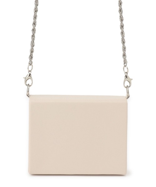 ROPE' PICNIC（ロペピクニック）の「マイクロミニチェーンバッグ（ショルダーバッグ・レディース・ブラック/キナリ/シルバー・FREE）」の7枚目の写真