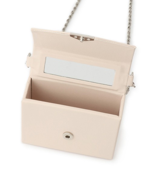 ROPE' PICNIC（ロペピクニック）の「マイクロミニチェーンバッグ（ショルダーバッグ・レディース・ブラック/キナリ/シルバー・FREE）」の10枚目の写真