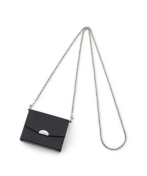ROPE' PICNIC（ロペピクニック）の「マイクロミニチェーンバッグ（ショルダーバッグ・レディース・ブラック/キナリ/シルバー・FREE）」の12枚目の写真