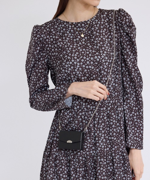 ROPE' PICNIC（ロペピクニック）の「マイクロミニチェーンバッグ（ショルダーバッグ・レディース・ブラック/キナリ/シルバー・FREE）」の17枚目の写真