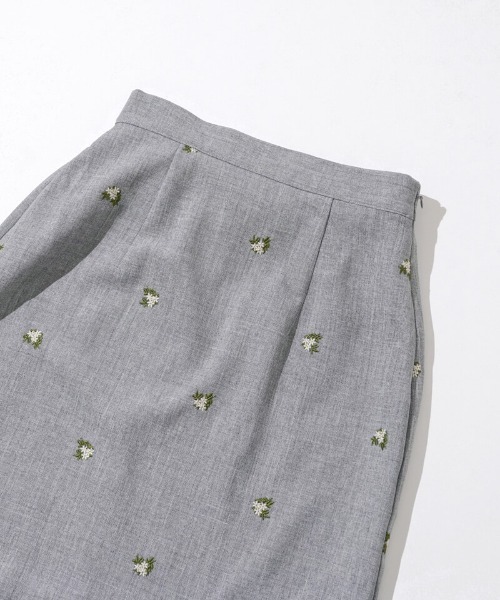 flower（フラワー）の「カームエンブロイダリースカート（スカート・レディース・ブラウン/グレー・FREE）」の8枚目の写真