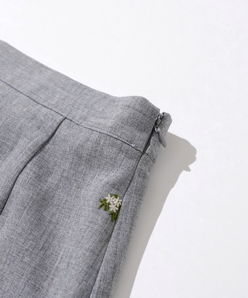 flower（フラワー）の「カームエンブロイダリースカート（スカート・レディース・ブラウン/グレー・FREE）」の9枚目の写真