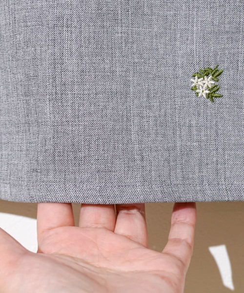 flower（フラワー）の「カームエンブロイダリースカート（スカート・レディース・ブラウン/グレー・FREE）」の13枚目の写真