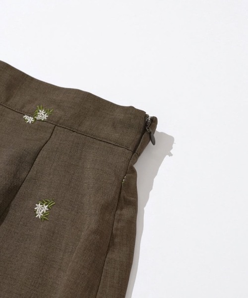 flower（フラワー）の「カームエンブロイダリースカート（スカート・レディース・ブラウン/グレー・FREE）」の16枚目の写真