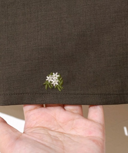 flower（フラワー）の「カームエンブロイダリースカート（スカート・レディース・ブラウン/グレー・FREE）」の18枚目の写真