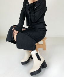 【NAKED WOLFE】SUGAR★シュガー 厚底ショートブーツ ヒール13cm アタガール attagirl 13cmハイヒール 厚底 ストレッチ ショート