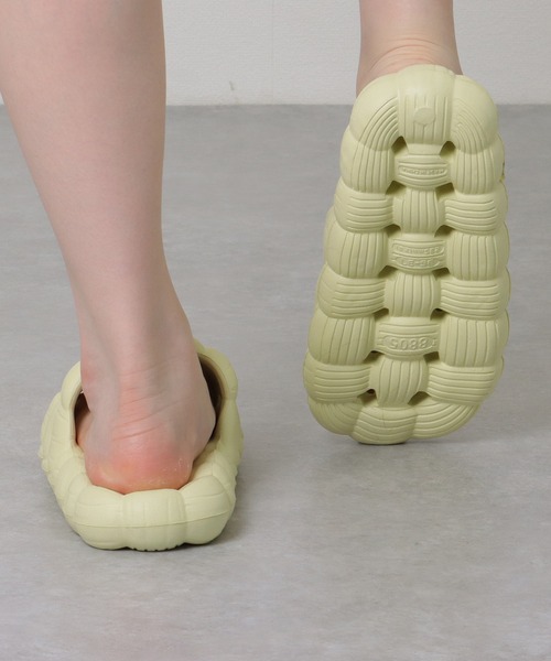 セール】ソリッドカラー 立体 メッシュ フラット オープン