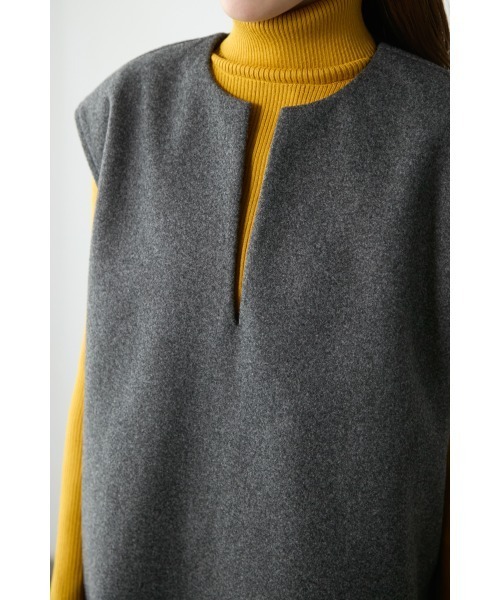 【セール】スリットネックジャンスカ/深Vネック(ジャンパースカート)|Miss Arrivo(ミスアリーヴォ)