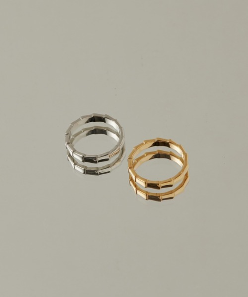 ciite' surgical stainless(シーテサージカルステンレス)の「【 金属アレルギー対応 】 シンプルデザインリング サージカルステンレス (リング・レディース・ゴールド/シルバー・FREE)」の3枚目の写真