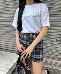 スターメタリックデザイン半袖Tシャツ