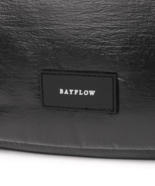 BAYFLOW（ベイフロー）の「[ペットボトル・長財布が入る]フリルショルダーパフミニトート（トートバッグ・レディース・ブラック/シルバー/ミント・FREE）」の21枚目の写真