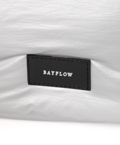 BAYFLOW（ベイフロー）の「[ペットボトル・長財布が入る]フリルショルダーパフミニトート（トートバッグ・レディース・ブラック/シルバー/ミント・FREE）」の20枚目の写真