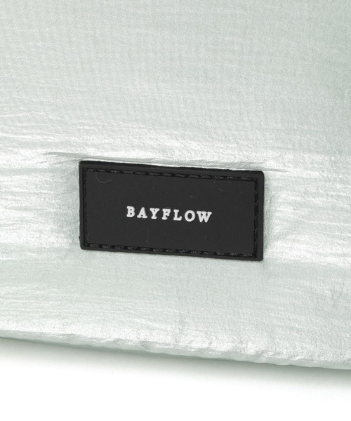 BAYFLOW（ベイフロー）の「[ペットボトル・長財布が入る]フリルショルダーパフミニトート（トートバッグ・レディース・ブラック/シルバー/ミント・FREE）」の22枚目の写真