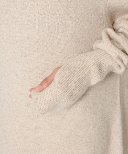 BABYLONE（バビロン）の「オフショルロングニットワンピース