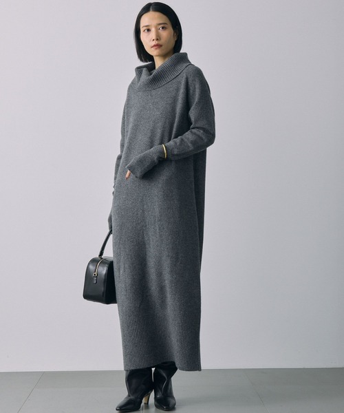 BABYLONE（バビロン）の「オフショルロングニットワンピース