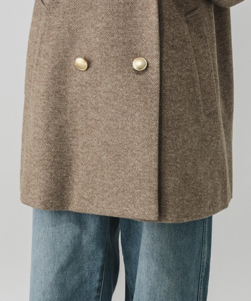 セール】軽やかストレッチ衿2WAYコート/115506（チェスター