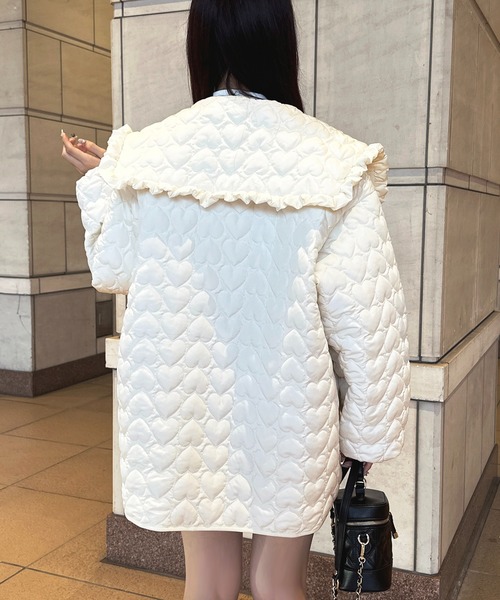 apres jour（アプレジュール）の「ハートキルティングアウター